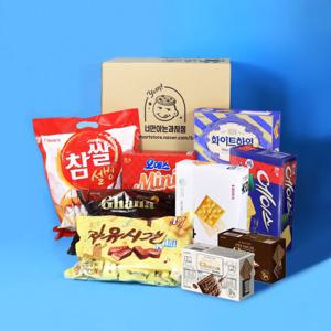 탕비실에서 맛나 과자 초콜릿 7종세트 / 회사 학교 사무실 간식