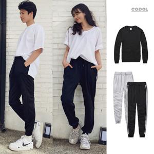 [한정수량] 간절기 조거팬츠 밴딩팬츠 바지 남녀공용