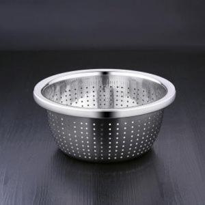쿠킹스 타공 스텐채반(30cm) 과일바구니