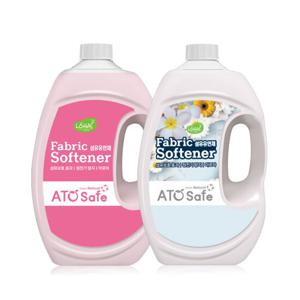 아토세이프 유연제 2.5L 핑크로즈향 1개+파우더향 1개