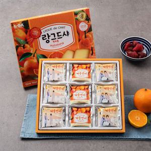 [엘가] 수제 쿠키 한라봉 랑그드샤(대) 18개입