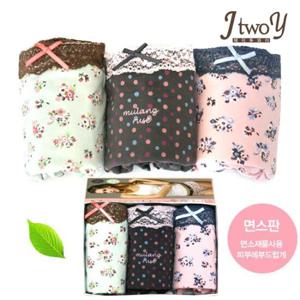 [제이코튼]위생팬티 데일리팬티 프릴위생팬티-MWP-737 미디팬티 삼각팬티 요일팬티