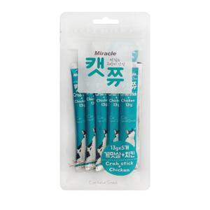 미라클 고양이간식 캣쮸 파우치 65g - 게살치킨