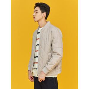 [행텐][BCycle] 아이보리 다이아 퀼팅 패딩 점퍼 (BC1138A120)