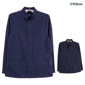 [에스엠진]SMJ1131 남성 사파리 점퍼 중년 남성 야상 봄 여름