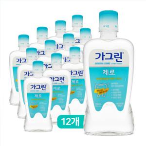 동아제약 가그린 제로 750ml x 12개 /구강청결제 가글