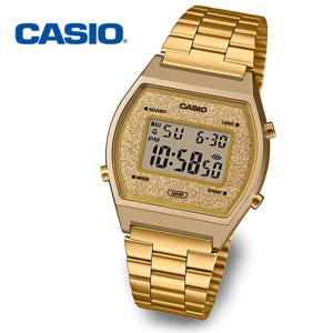 [정품] CASIO 카시오 B640WGG-9D 레트로 여성 전자 메탈손목시계