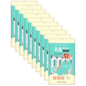 츄릅 짜먹는 참치+연어 60g x 10개 묶음