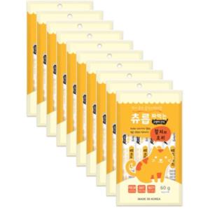 츄릅 짜먹는 참치+오리 60g x 10개묶음