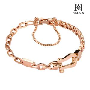 골드앤 14K 하프 버클립 팔찌