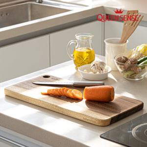 퀸센스 트림버시 핸드메이드 통원목도마 대