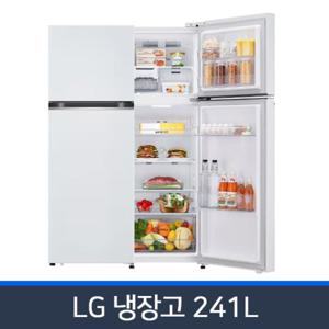 LG전자 일반형 냉장고 원룸 오피스텔 모텔 B241W32 화이트 LG물류배송설치 235L