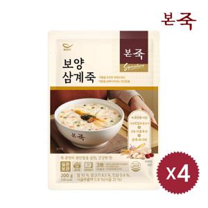 [본죽] 보양삼계죽 200g 4팩