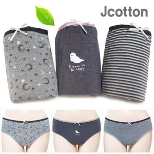 [제이코튼]초경 선물생리 초 중학생 팬티 위생팬티 3매