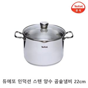 테팔 곰솥 냄비 22cm / 듀에또 인덕션 IH 스텐 사골 곰탕 신혼