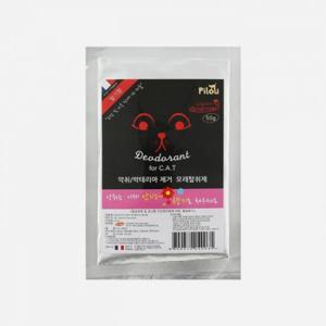 필루 모래탈취제 딸기향 50g 고양이 탈취/소독