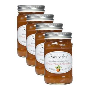 Sarabeths 사라베스 오렌지 살구 마말레드 잼 스프레드 510g 4팩 Orange Apricot Marmalade Spread
