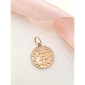 로이드 LPP18054G 이니셜 코인펜던트 14K GOLD