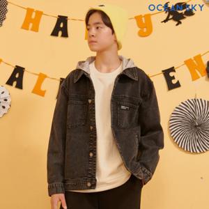 [오션스카이] 남아 블랙 데님 자켓-AEJB1201B03