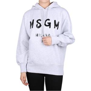 [MSGM] 브러시드 로고 후드 (2000MDM515 200004 94)