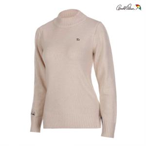 [아놀드파마]아놀드파마 여성 골프 하프넥 니트 오트밀