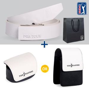 [PGA TOUR] 소가죽 자동 벨트+주머니 OR 거리측정기 케이스