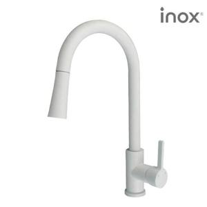 [INOX]아이녹스 무광 스텐 SUS304  주방수전 JT-A200B-WH 화이트