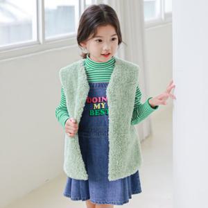 [아이러브제이] 민트캔디 퍼 베스트 JTEOU25