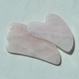 천연 로즈쿼츠 괄사 [바디 얼굴 승모근 림프 마사지기]