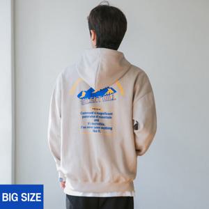 앨빈클로 빅사이즈 사일런트 힐 오버핏 기모 후드티 BE5864