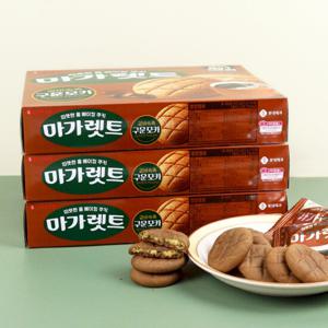 롯데제과 마가렛트 구운모카 352g x 3통 쿠키 간식