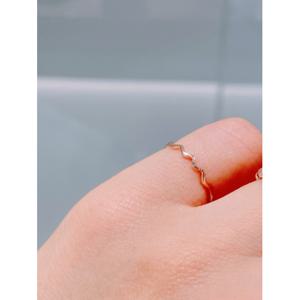 미니골드 18K 스몰웨이브 너클링 RCOM4039