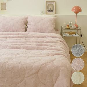 미니멀 도트 극세사 침구셋트-3color(싱글이불단품)