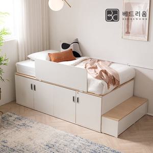 [베드리움]세이프 빅도어 침대(SS)-본넬 매트리스