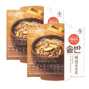 [CJ제일제당] 햇반 솥반 버섯영양밥 200g 6개