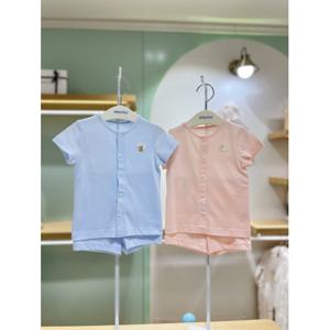 압소바HM (쌍둥이선물)돌돌모달 반소내의 (핑크블루) 2벌세트 (Q2A2B10311)