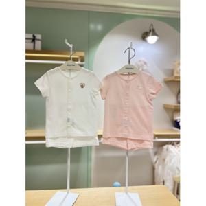 압소바HM (쌍둥이선물)돌돌모달 반소내의(아이보리 핑크)2벌세트 (N2A2B10311)