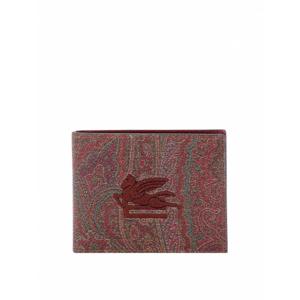 [ETRO] 남성 지갑 purses Pailsey 패브릭 위드 큐브 로고 1N37178630600 Brown /8