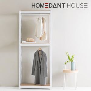 홈던트하우스 시스템행거 조립식 철제 드레스룸 선반 옷걸이 1200x500x900(h) - 3단(행거2)
