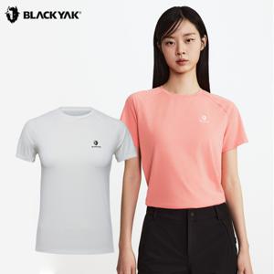 블랙야크 메쉬 여름 티셔츠 등산복 운동복 여성 퍼포먼스 반팔티 1BYRTMU506