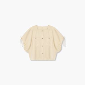 [지컷]스퀘어 넥 버튼 블라우스7255260104-GMI