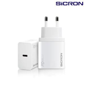 [SICRON] 30W USB PD C타입 고속 충전기 EN-838QPDA