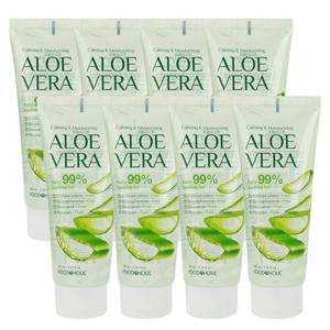 (8개)푸드어홀릭 알로에베라 수딩젤 100ml /튜브 휴대용 병풀추출물함유 진정 빠른보습