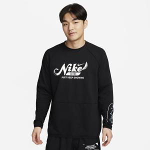 남성 드라이핏 플리스 피트니스 크루넥 톱 FN3290-010 나이키
