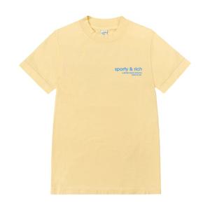 [스포티앤리치 SPORTY&RICH] TO042S402UA 공용 반팔티