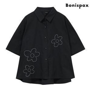 [보니스팍스]자수 포인트 셔츠 (XP2BA001L0)