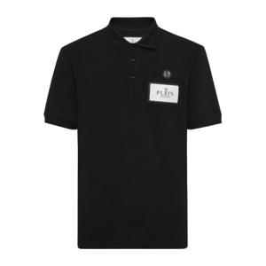 필립플레인 블랙 로고 패치 폴로 셔츠 8197PTE003N0202 Black