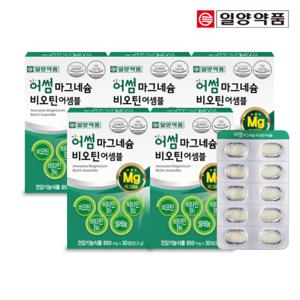 일양약품 산화 마그네슘 비오틴 비타민B 컴플렉스 5박스