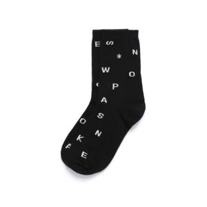 스노우피크 베이직 알파벳 크루삭스-2pack S24FUFSO05 BV OE