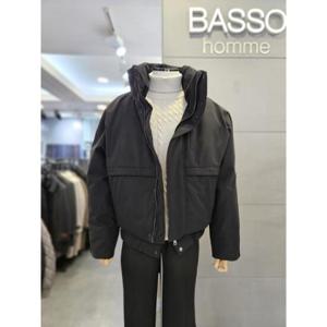 바쏘옴므 세이브존03 바쏘옴므 24F/W 불랙 하이넥 SIBERIAN 구스다운 푸퍼 점퍼 WSAGY4UA59ABKA